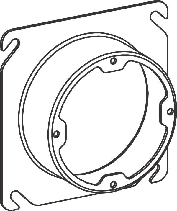 Orbit 4S 1-1/4 in Dual-Direction Steel Plaster Ring 43125X