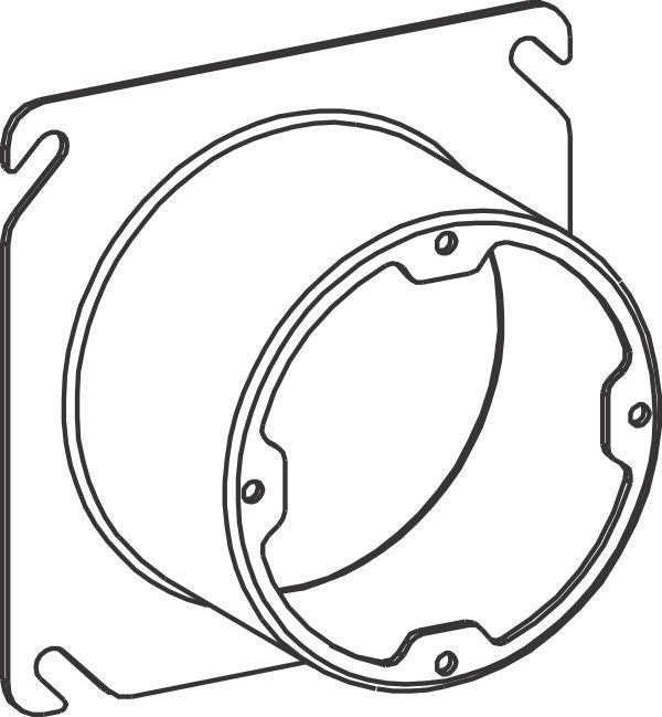 Orbit 4S 2 in Dual-Direction Steel Plaster Ring 43200X