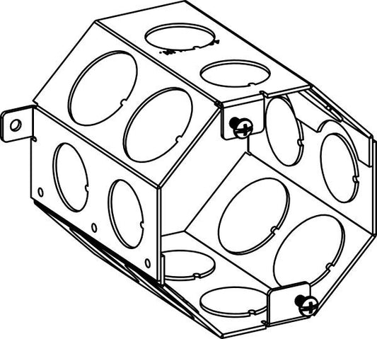 Orbit 4 in Octagonal 4 in Deep Concrete Box 4CB-75-100