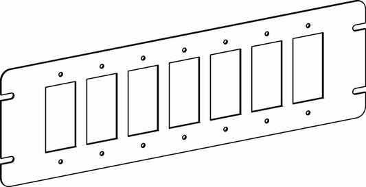 Orbit 7-Gang GFCI / Decorators Switch Box Cover 4M7-GFI