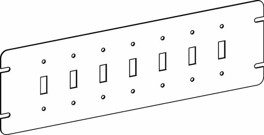 Orbit 7-Gang Toggle Switchs Switch Box Cover 4M7-TS