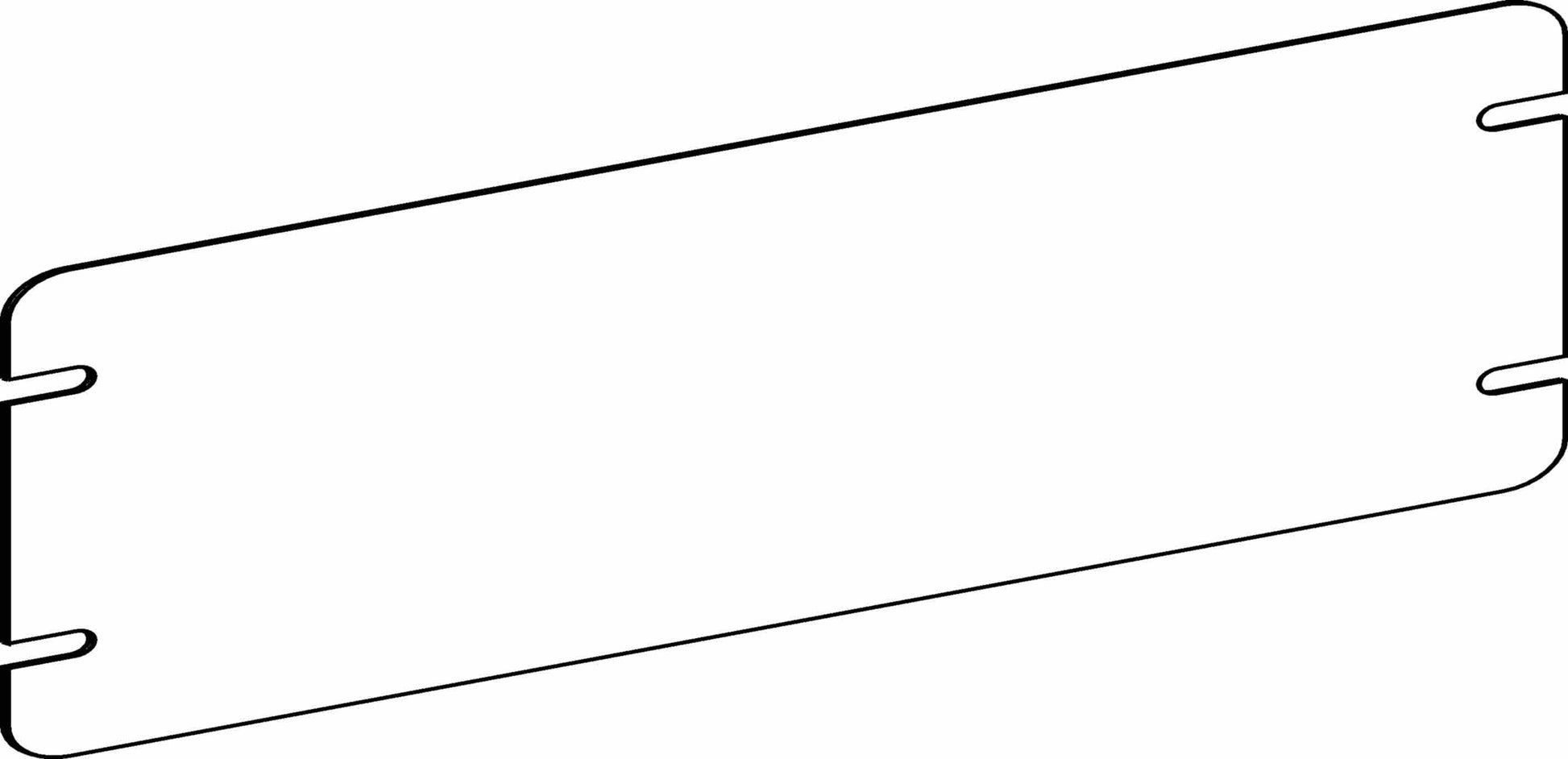 Orbit 8-Gang Blank Cover Switch Box Cover 4M8-B