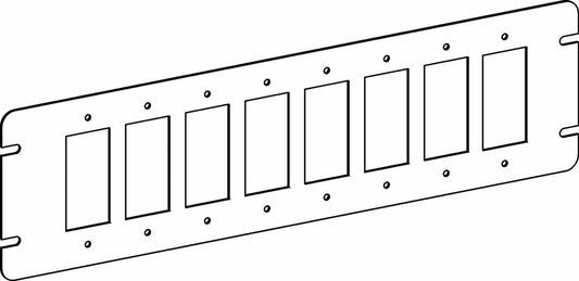 Orbit 8-Gang GFCI / Decorators Switch Box Cover 4M8-GFI