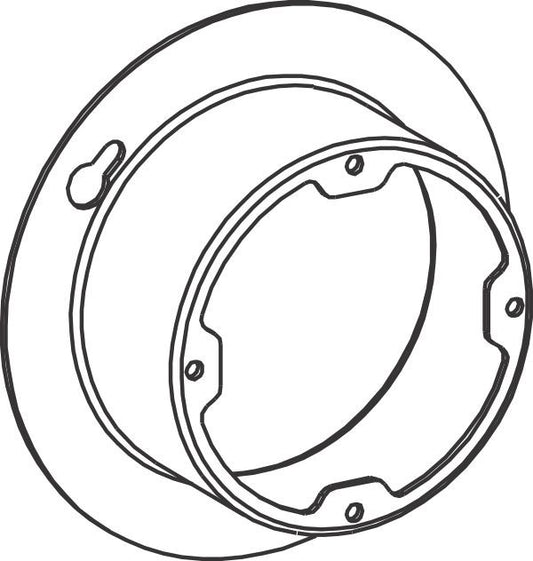 Orbit 4-5/16 in 4O Octagon Box Cover 1-1/2 in Raised 4R150X