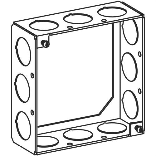 Orbit 4 in Square 1-1/2 in Deep 4S Square Steel Extension Box 4SB-50-EXT