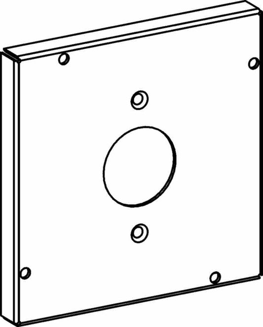 Orbit 5S Industrial Cover Single Receptacle 5503