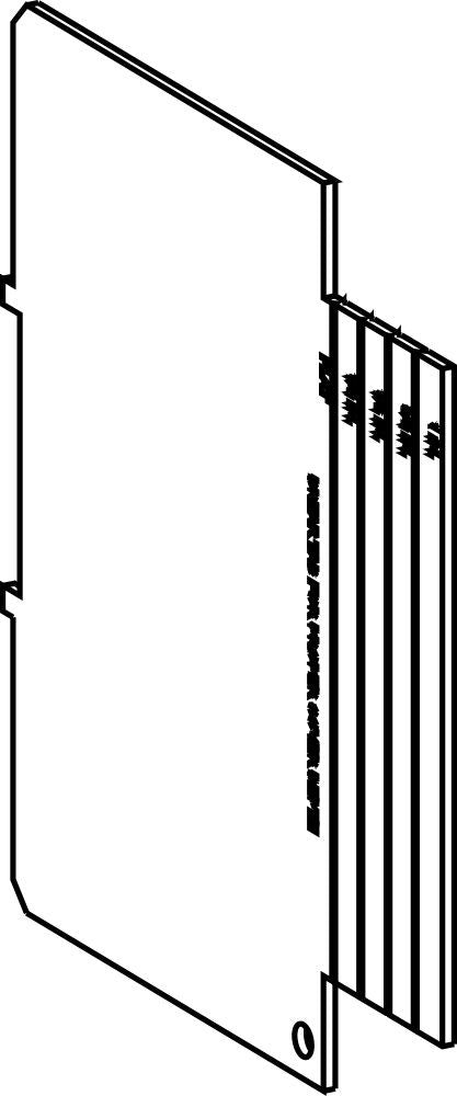 Orbit 5S Low-Voltage Box Partition Flat to 1 in Rings 5SLP-100