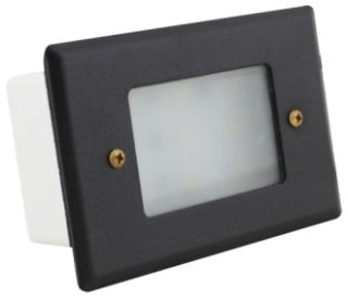 Orbit Step Light Face Plate Black 7110CBK
