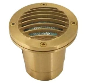Orbit Brass/Stainless Steel MR16 Well Light with Louver B5012
