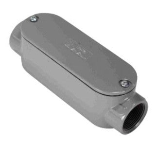 Orbit Type C Threaded Aluminum Conduit Body with Cover and Gasket 1 in C-100A