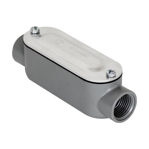 Orbit 3/4 in Type C Threaded Aluminum Conduit Body with Stamped Cover and Gasket C-75AS