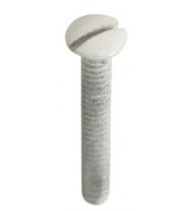 Orbit 1" Ivory Cover Plate Screw CPS100I