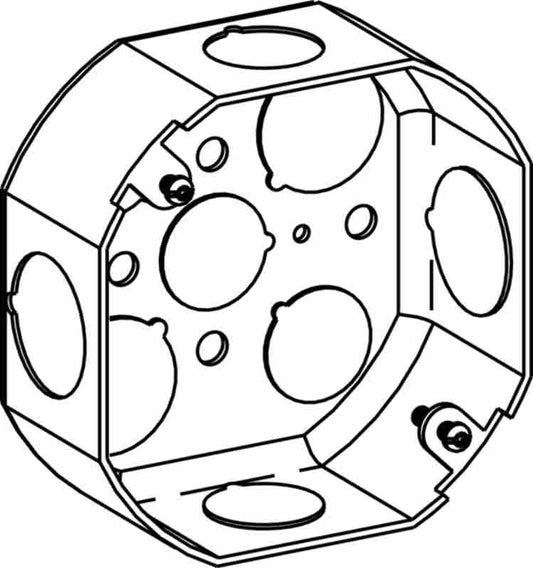 Orbit 4 in Octagon Box Format 4 in Octagon Drawn Steel Box D4RB-5075