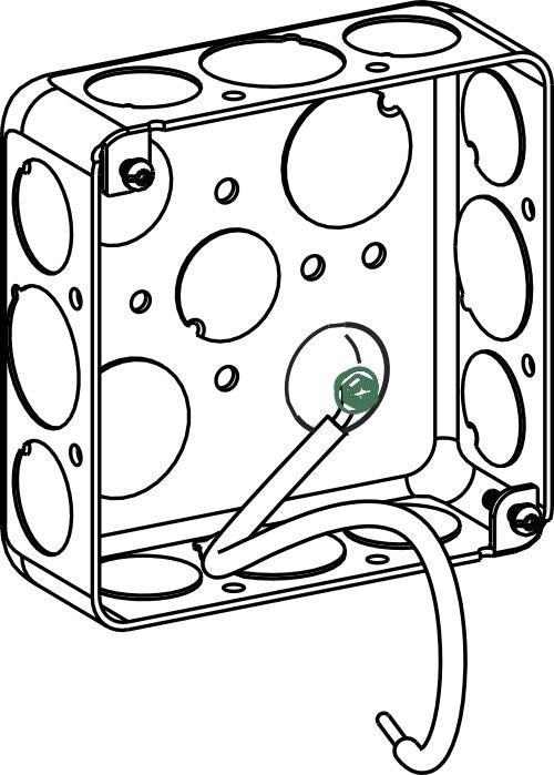 Orbit 4S Square Box Format 1-1/2 in 4S Drawn Steel Box D4SB-5075PT