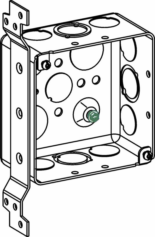 Orbit 4S Square Box Format 2-1/8 in 4S Drawn Steel Box D4Sdb-CKOfb