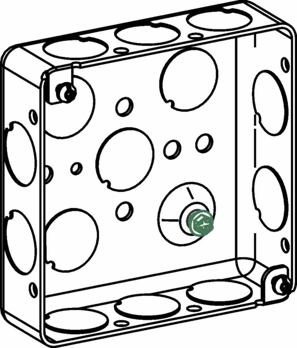 Orbit 4S Square Box Format 1-1/4 in 4S Drawn Steel Box D4SSB-50
