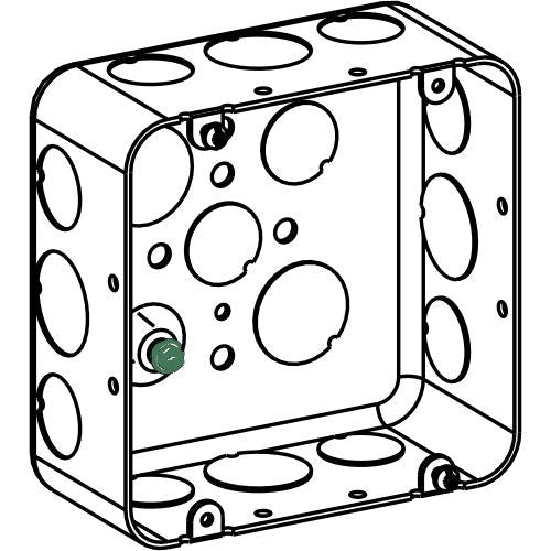 Orbit 5S Square Box Format 2-1/8 in 5S Drawn Steel Box D5SDB-5075