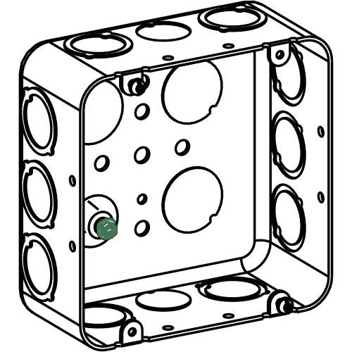 Orbit 5S Square Box Format 2-1/8 in 5S Drawn Steel Box D5Sdb-CKOs