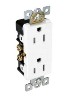 Orbit 15A 125V Black Decorative Duplex Receptacle DR15TRSBK