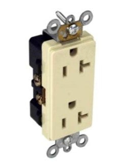 Orbit 20A 125V Almond Decorative Duplex Receptacle DR20SA