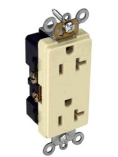 Orbit 20A 125V Black Decorative Duplex Receptacle DR20SBK