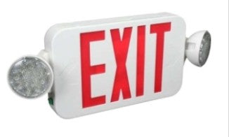 Orbit Micro Twithout Rnd Hd LED Emergency and Ext Cmb, Black Housing, Red Letters, Remote Capable EECLMLEDBRRC