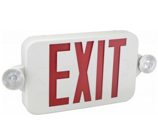 Orbit Mcro Twithout Rnd Hd LED Ext and Emgncy Cmb, White Housing, Green Letters, Remote Capable EECMPLWGRC