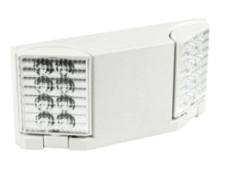 Orbit Micro Twohead LED Adjustable Emerg Light, White Housing EL2FMLEDW