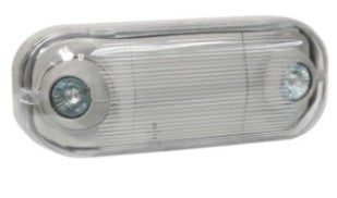 Orbit Twohead Wet Location Emerg Light, Grey Housing EL2HWPGY