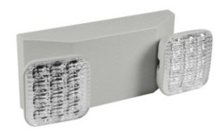 Orbit Micro Twohead LED Emerg Light, White Housing EL2NMLEDW