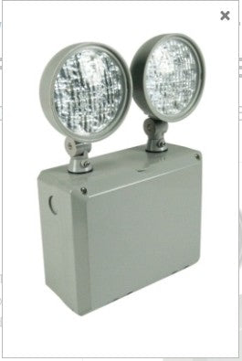 Orbit Twohead LED Wet Location Emerg Light, Black Housing, Remote Capable EL2TN4LEDB