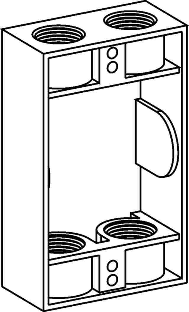 Orbit 3/4 in 1-Gang Weatherproof Extension Box EXB754