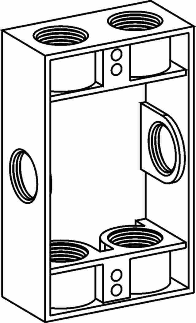 Orbit 3/4 in 1-Gang Weatherproof Extension Box EXB756