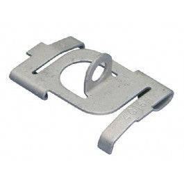 Orbit Twist Clip with 1/4 in Plain Hole, 1/16 in Max Flange 15/16 in T-Grid F4G16H
