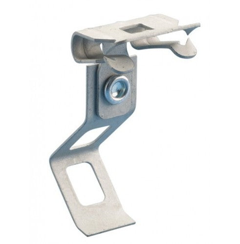 Orbit Rod to Flange Angle Clip, 9/16 in - 3/4 in Flange, 3/8 in Plain Rod F6A912