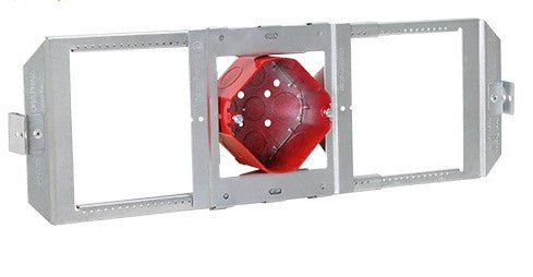 Orbit Red 4O, 2-1/8 in Deep Box, Adjustable From 0 in - 1-1/2 in on SSBTbar FATBAR4R