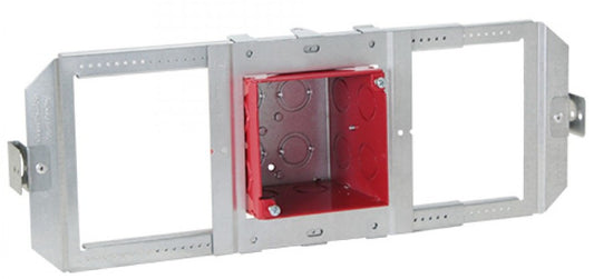 Orbit Fire Alarm 4 in Square, 3-1/2 in Deep Adjustable Box on SSBTbar FATBARUMAB