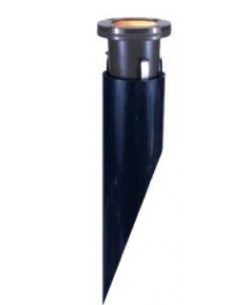 Orbit Fiber Glass MR16 Well Light with Spike Black FG501050PKBK