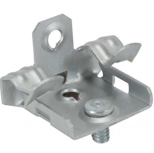 Orbit Ham. on Flange Clip, B.mount W Stud, 1/8 in - 1/4 in Flange, 1/4 in Rod FM24S