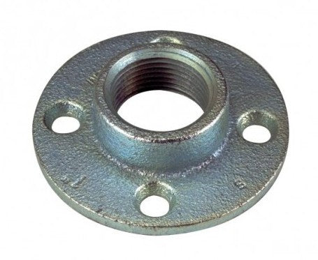 Orbit Malleable Iron RIGID Floor Flange 1 in FR100
