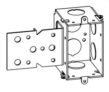 Orbit 1G Gangable Switch Box 2-1/2 in Deep + B GB1B