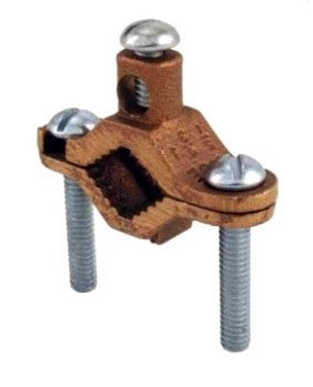 Orbit 2-1/2 in 4 in Bare Gr Clamp W Steel Screw, #10#2 GCB250400