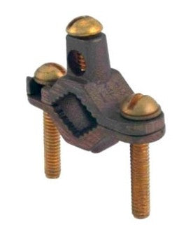 Orbit 1/2 in 1 in Jr Bare Gr Clmp W Brass Screw, #8#2 GCR50100