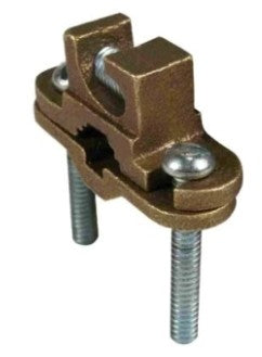 Orbit Ground Clamp, Rebar 3/8 in 1 in, Pipe 1/2 in 1 in, D. Bur, Layin, #10#2 GCRLDB38100