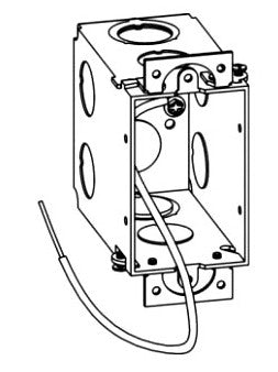 Orbit 1G Gangable Switch Box 3-1/2 in Deep GDB1