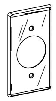 Orbit Handy Box Cover 30A Receptacle HBCPO