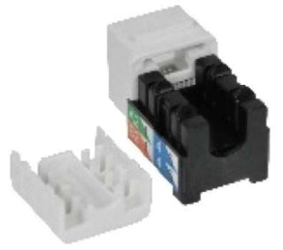 Orbit Keystone Jack CAT6 White KJC6W