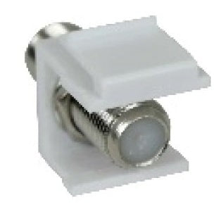 Orbit Keystone Jack Fconnector White KJFW