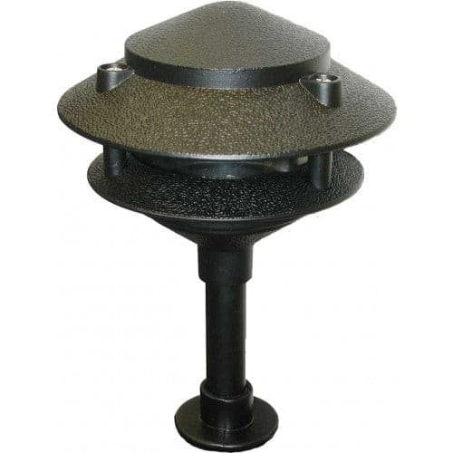 Orbit LED Outdr 2 Tier Pgoda Frstd Lens Cst Aluminum, 12V, 4700 Kbr L2020BBRCW