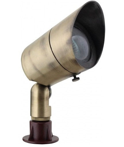 Orbit LED 5W Outdoor Brass Directional Light, 12V, 3000 Kant. Bronze LB126AZ5WW